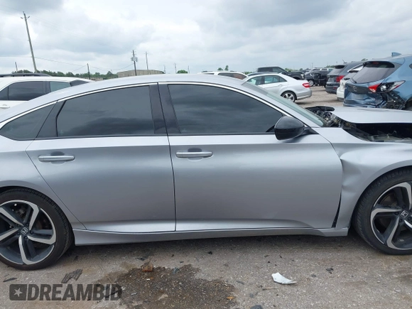 2021 Honda Accord Sport with VIN 1HGCV1F39MA073309, listed as a IAAI auction lot 42140600 with 96,551 mi miles and . Bid and sale history available at DreamBid. Image 13.