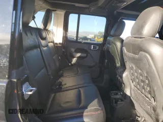 2021 Jeep Wrangler Unlimited Rubicon with VIN 1C4HJXFN4MW517400, listed as a Copart auction lot 44439525 with 31,874 mi miles and Salvage Title. Bid and sale history available at DreamBid. Image 10.