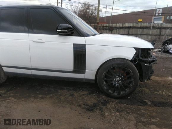 2018 Land Rover Range Rover with VIN SALGR2RV6JA383848, listed as a IAAI auction lot 41938173 with 93,534 mi miles and . Bid and sale history available at DreamBid. Image 13.