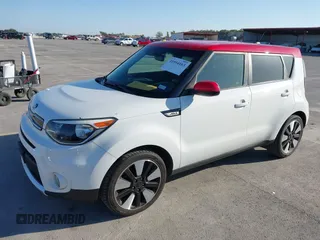 2017 Kia Soul + with VIN KNDJP3A54H7443184, listed as a IAAI auction lot 41994163 with 163,655 mi miles. Bid and sale history available at carsss.com. Image 2.
