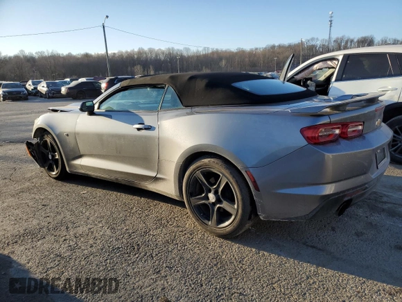 2020 Chevrolet Camaro 1LT with VIN 1G1FB3DXXL0118597, listed as a Copart auction lot 42676435 with 53,200 mi miles and Salvage Title. Bid and sale history available at carsss.com. Image 2.