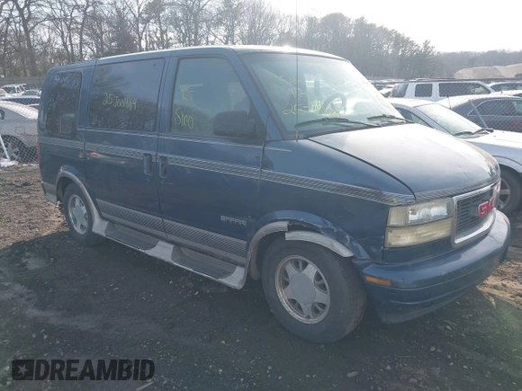 2002 GMC Safari z VIN 1GDDM19X22B514706, wystawiony jako IAAI lot #41647881 z przebiegiem Nie podano mil oraz . Historia ofert i sprzedaży dostępna na DreamBid. Obrazek 1.