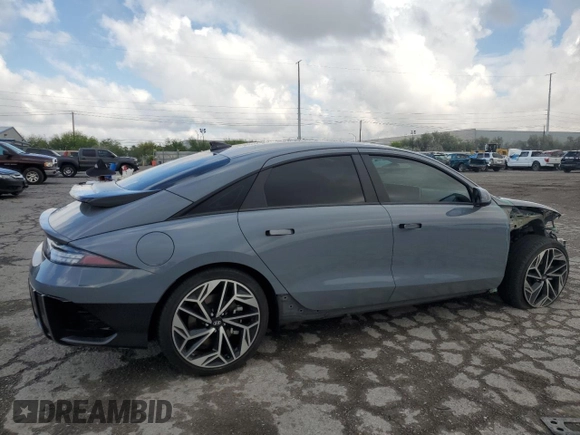 2023 Hyundai Ioniq 6 SEL z VIN KMHM34AA6PA053390, wystawiony jako Copart lot #55862745 z przebiegiem 19 613 mil mil oraz Szkoda całkowita • Salvage title. Historia ofert i sprzedaży dostępna na DreamBid. Obrazek 3.