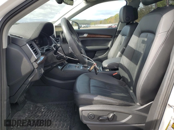 2018 Audi Q5 Premium with VIN WA1ANAFYXJ2228483, listed as a Copart auction lot 53112005 with 45,651 mi miles and Salvage Title. Bid and sale history available at DreamBid. Image 7.