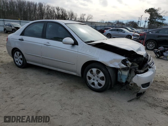 2009 Kia Spectra EX z VIN KNAFE222695665181, wystawiony jako Copart lot #42852235 z przebiegiem 234 852 mil mil oraz Szkoda całkowita • Salvage title. Historia ofert i sprzedaży dostępna na DreamBid. Obrazek 4.