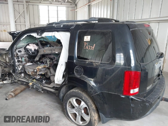 2013 Honda Pilot EX-L with VIN 5FNYF4H54DB014273, listed as a IAAI auction lot 41822365 with Not Provided miles and . Bid and sale history available at DreamBid. Image 13.