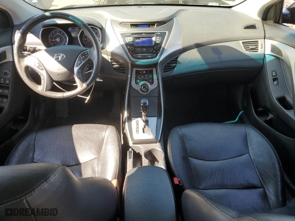 2013 Hyundai Elantra GLS PZEV with VIN KMHDH4AE8DU693485, listed as a Copart auction lot 50629015 with 94,808 mi miles and Salvage Title. Bid and sale history available at carsss.com. Image 8.