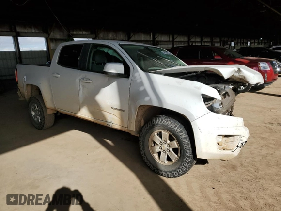 2020 Chevrolet Colorado 2WD Work Truck with VIN 1GCGSBEN8L1244664, listed as a Copart auction lot 48794585 with 153,936 mi miles and Salvage title. Bid and sale history available at DreamBid. Image 4.