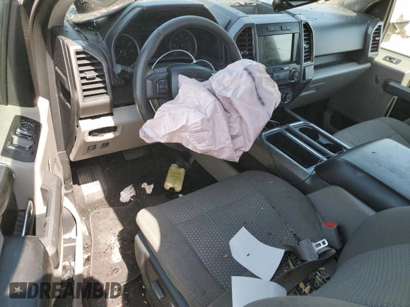 2017 Ford F-150 XL with VIN 1FTEW1CPXHKE11277, listed as a Copart auction lot 52996315 with 117,604 mi miles and Salvage title. Bid and sale history available at DreamBid. Image 8.