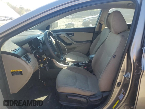 2014 Hyundai Elantra SE with VIN 5NPDH4AEXEH529140, listed as a Copart auction lot 52077465 with 82,686 mi miles and Salvage Title. Bid and sale history available at DreamBid. Image 7.