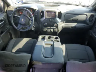 2021 Chevrolet Silverado 1500 Custom with VIN 3GCPWBEK4MG428142, listed as a Copart auction lot 52232105 with 51,129 mi miles and Salvage Title. Bid and sale history available at DreamBid. Image 8.