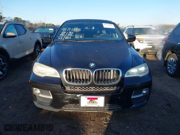 2014 BMW X6 xDrive35i with VIN 5UXFG2C52E0C45044, listed as a IAAI auction lot 41711013 with 120,840 mi miles. Bid and sale history available at carsss.com. Image 12.