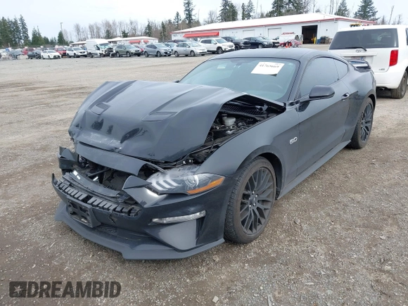 2019 Ford Mustang GT with VIN 1FA6P8CF7K5119339, listed as a IAAI auction lot 41765669 with 27,936 mi miles and . Bid and sale history available at carsss.com. Image 18.