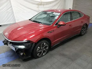 2025 Hyundai Sonata SEL with VIN KMHL64JA7SA451557, listed as a Copart auction lot 52120435 with 4,451 mi miles and Non Repairable. Bid and sale history available at carsss.com. Image 1.