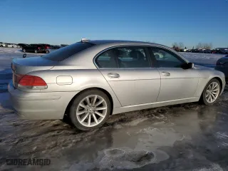 2007 BMW 7 Series 750Li with VIN WBAHN83567DT66216, listed as a Copart auction lot 84021314 with 183,302 mi miles and Clean Title. Bid and sale history available at carsss.com. Image 3.
