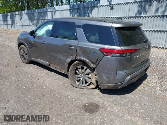 2024 Nissan Pathfinder S with VIN 5N1DR3AC0RC251741, listed as a IAAI auction lot 42292911 with 24,282 mi miles and . Bid and sale history available at DreamBid. Image 3.