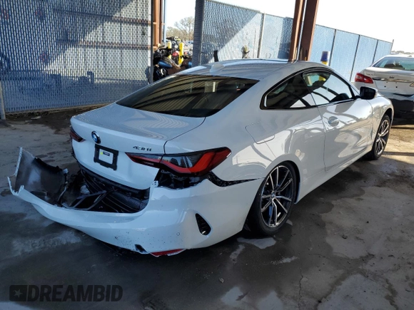 2023 BMW 4 Series 430i with VIN WBA53AP08PCL64956, listed as a Copart auction lot 69304102 with 197 mi miles and . Bid and sale history available at DreamBid. Image 3.