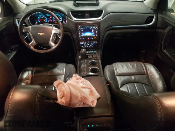 2015 Chevrolet Traverse LTZ with VIN 1GNKVJKD3FJ212675, listed as a Copart auction lot 49796595 with 157,166 mi miles and Salvage Title. Bid and sale history available at DreamBid. Image 8.