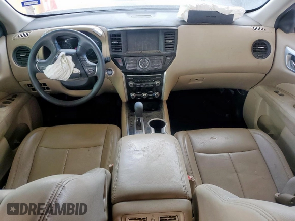 2017 Nissan Pathfinder S with VIN 5N1DR2MN7HC672605, listed as a Copart auction lot 57998845 with 105,434 mi miles and Clean title. Bid and sale history available at DreamBid. Image 8.