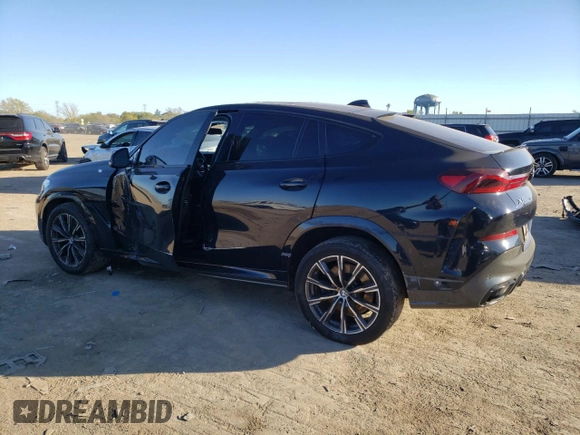 2020 BMW X6 xDrive40i z VIN 5UXCY6C03L9D00816, wystawiony jako Copart lot #76538674 z przebiegiem Nie podano mil oraz Szkoda całkowita • Salvage title. Historia ofert i sprzedaży dostępna na DreamBid. Obrazek 2.