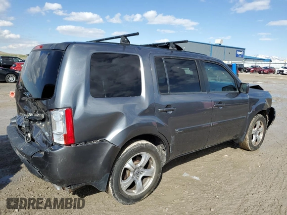 2012 Honda Pilot EX-L with VIN 5FNYF4H5XCB017371, listed as a Copart auction lot 49142795 with 171,719 mi miles and Salvage Title. Bid and sale history available at DreamBid. Image 3.