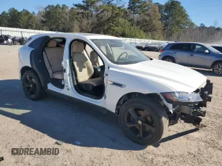 2018 Jaguar F-Pace 20d Premium with VIN SADCJ2FN1JA253742, listed as a Copart auction lot 86986914 with 144,223 mi miles and Salvage title. Bid and sale history available at DreamBid. Image 4.