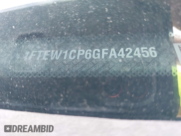 2016 Ford F-150 XL with VIN 1FTEW1CP6GFA42456, listed as a IAAI auction lot 40248854 with 196,479 mi miles and . Bid and sale history available at DreamBid. Image 9.