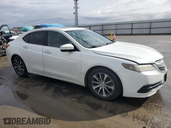 2016 Acura TLX with VIN 19UUB1F37GA000618, listed as a Copart auction lot 49133985 with 160,416 mi miles and Salvage title. Bid and sale history available at DreamBid. Image 4.
