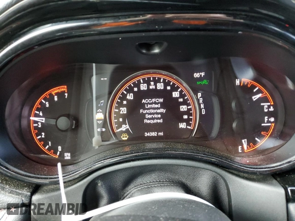 2023 Dodge Durango R/T Plus with VIN 1C4SDJCT8PC551018, listed as a Copart auction lot 54405255 with 34,382 mi miles and Clean title. Bid and sale history available at DreamBid. Image 9.