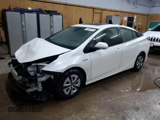 2018 Toyota Prius Two with VIN JTDKARFU4J3055426, listed as a Copart auction lot 48666015 with 76,921 mi miles and Clean Title. Bid and sale history available at carsss.com. Image 1.
