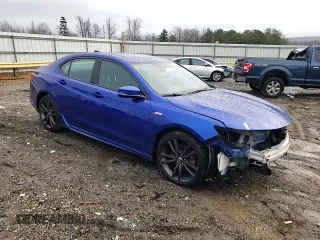 2020 Acura TLX w/A-Spec Pkg with VIN 19UUB1F63LA009028, listed as a Copart auction lot 43976475 with 51,929 mi miles and Salvage Title. Bid and sale history available at carsss.com. Image 11.