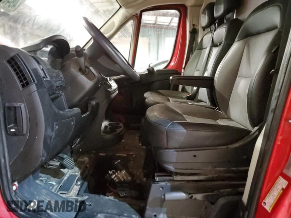 2017 Ram ProMaster Cargo with VIN 3C6TRVDG1HE545478, listed as a Copart auction lot 49460115 with 64,296 mi miles and Salvage Title. Bid and sale history available at carsss.com. Image 7.