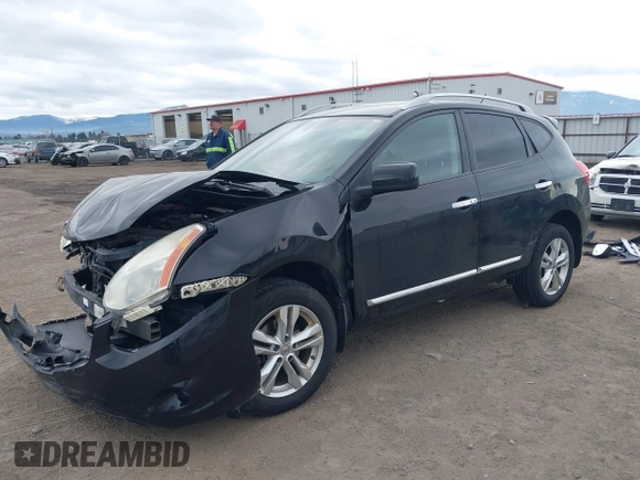 2013 Nissan Rogue SL with VIN JN8AS5MV6DW123181, listed as a IAAI auction lot 41712239 with 122,410 mi miles and . Bid and sale history available at DreamBid. Image 2.