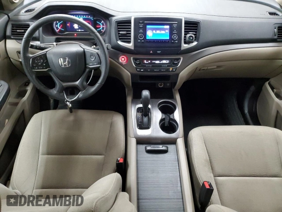 2019 Honda Pilot LX with VIN 5FNYF5H10KB041471, listed as a Copart auction lot 46479615 with 61,513 mi miles and Clean Title. Bid and sale history available at DreamBid. Image 8.