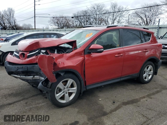 2014 Toyota RAV4 XLE with VIN JTMRFREV2ED068900, listed as a Copart auction lot 49840475 with 0 mi miles and Salvage Title. Bid and sale history available at carsss.com. Image 1.