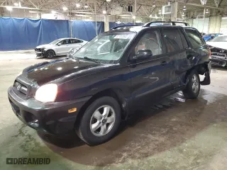 2006 Hyundai Santa Fe GLS with VIN KM8SC13E96U058988, listed as a Copart auction lot 82703394 with 154,840 mi miles and Clean Title. Bid and sale history available at carsss.com. Image 1.