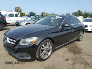 2017 Mercedes-Benz C 300 with VIN WDDWF4JB6HR295828, listed as a Copart auction lot 65709364 with 109,164 mi miles and Salvage title. Bid and sale history available at DreamBid. Image 1.