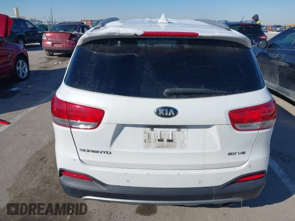 2017 Kia Sorento EX V6 with VIN 5XYPH4A51HG196061, listed as a IAAI auction lot 41627200 with 142,060 mi miles. Bid and sale history available at carsss.com. Image 16.
