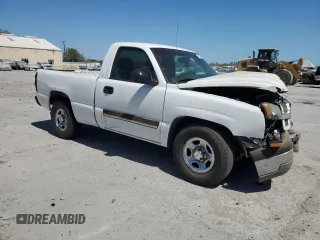 2003 Chevrolet Silverado 1500 with VIN 1GCEC14X53Z293212, listed as a Copart auction lot 48592695 with 115,255 mi miles and Salvage Title. Bid and sale history available at carsss.com. Image 4.