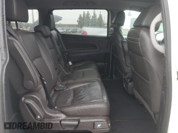 2018 Honda Odyssey EX-L with VIN 5FNRL6H77JB008571, listed as a Copart auction lot 46948585 with 88,699 mi miles and Salvage Title. Bid and sale history available at carsss.com. Image 11.