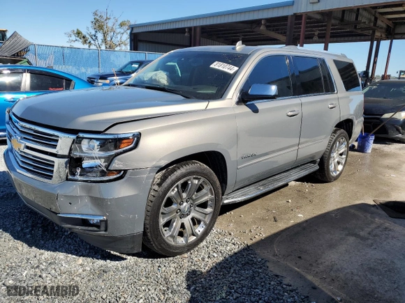2017 Chevrolet Tahoe Premier with VIN 1GNSCCKC4HR330182, listed as a Copart auction lot 81810744 with 96,614 mi miles and Salvage Title. Bid and sale history available at carsss.com. Image 1.