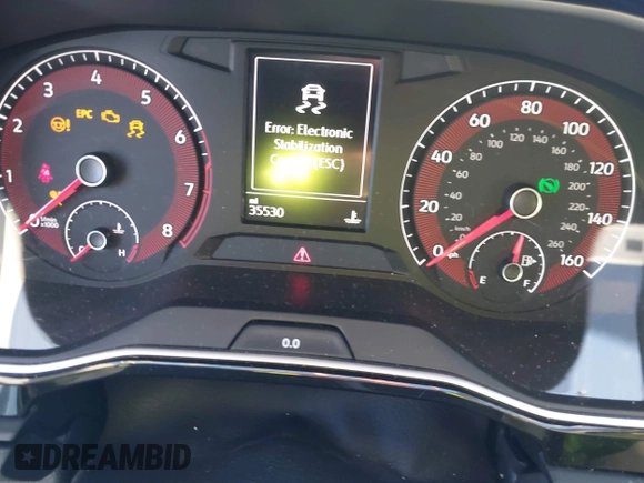 2020 Volkswagen Jetta S with VIN 3VWC57BU6LM090096, listed as a IAAI auction lot 41160033 with 35,530 mi miles and . Bid and sale history available at DreamBid. Image 7.