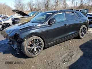 2023 Audi SQ8 Prestige with VIN WA1CWBF1XPD001791, listed as a Copart auction lot 47075755 with 38,808 mi miles and Salvage Title. Bid and sale history available at DreamBid. Image 1.