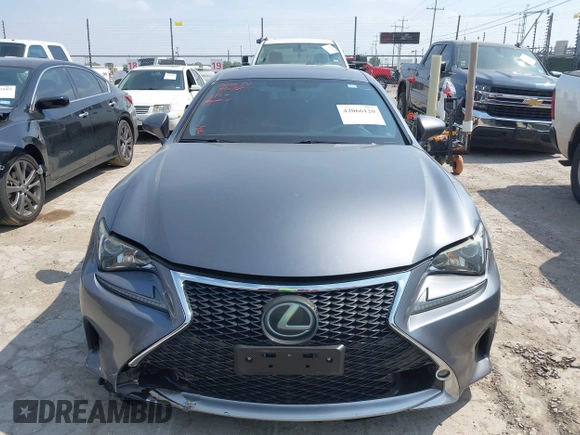 2016 Lexus RC 350 F Sport with VIN JTHHE5BC0G5014047, listed as a IAAI auction lot 42066120 with 112,998 mi miles and . Bid and sale history available at DreamBid. Image 12.