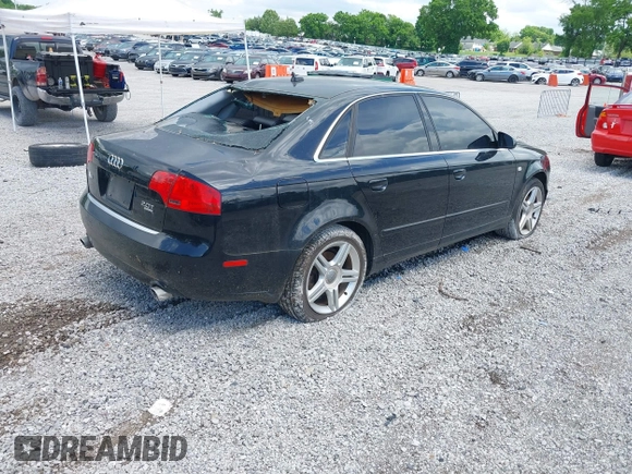 2007 Audi A4 2.0T with VIN WAUDF78E47A262226, listed as a IAAI auction lot 42255207 with 214,199 mi miles and . Bid and sale history available at DreamBid. Image 4.