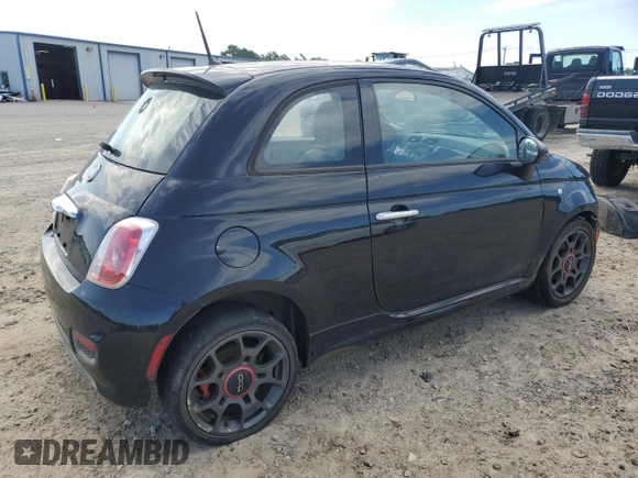 2015 FIAT 500 Sport with VIN 3C3CFFBR6FT619843, listed as a Copart auction lot 57978805 with 89,289 mi miles and Clean title. Bid and sale history available at DreamBid. Image 3.
