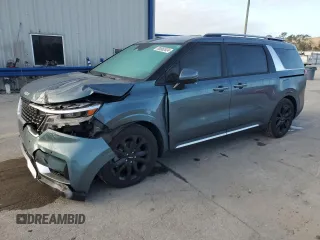 2022 Kia Carnival SX with VIN KNDNE5H30N6060562, listed as a Copart auction lot 80062624 with 53,479 mi miles and Non Repairable. Bid and sale history available at carsss.com. Image 1.
