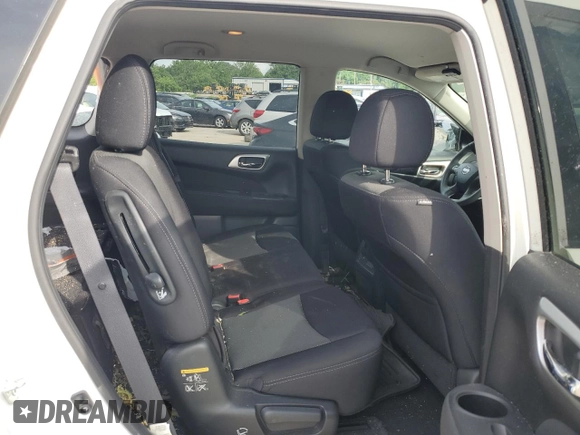 2017 Nissan Pathfinder SL with VIN 5N1DR2MM7HC668223, listed as a Copart auction lot 60263695 with 83,596 mi miles and Clean title. Bid and sale history available at DreamBid. Image 10.