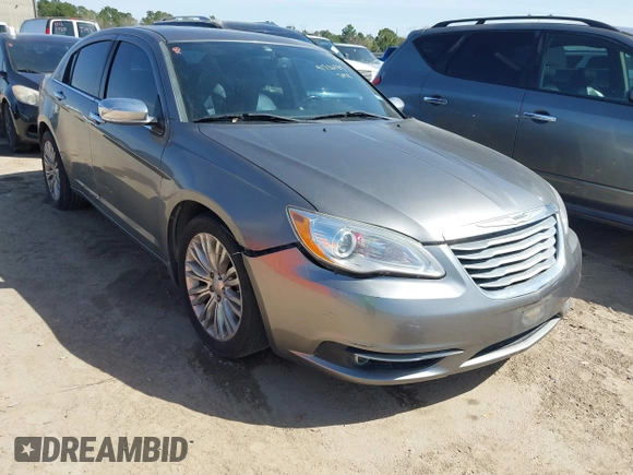 2012 Chrysler 200 Limited with VIN 1C3CCBCG3CN306615, listed as a IAAI auction lot 41736789 with 175,325 mi miles and . Bid and sale history available at DreamBid. Image 1.