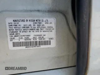 2007 Infiniti G35 Journey with VIN JNKBV61E87M719053, listed as a Copart auction lot 70626594 with 179,711 mi miles and Salvage Title. Bid and sale history available at DreamBid. Image 12.